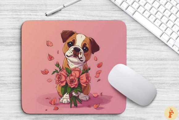 Cute Boxer Dog with Bouquet: A Designer's Review