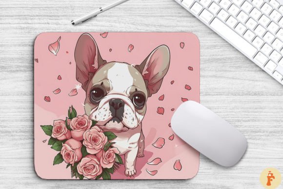 Cute Bulldog Dog with Bouquet: A Designer's Review