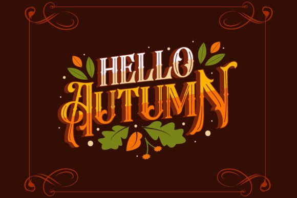 Hello Autumn SVG: Graphics for Crafts