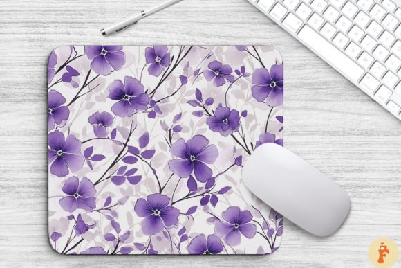 Mini Purple Flowers: Graphics for Backgrounds