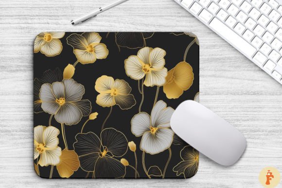 Pansy Floral Mouse Pad: Premium Graphics & Backgrounds