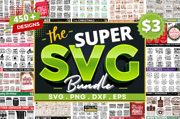 The Super SVG Designs Bundle for Crafts and Graphics