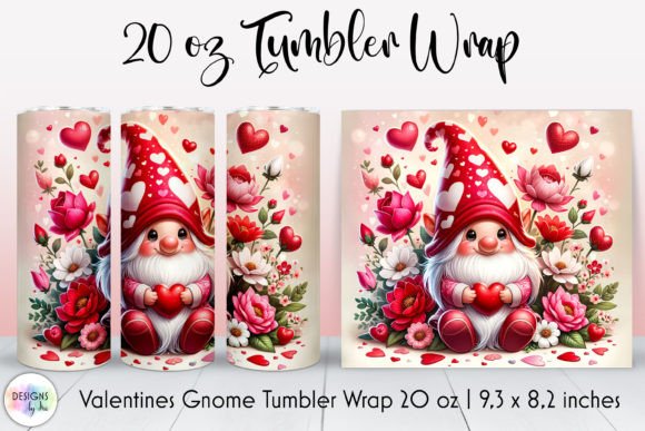 Valentines Day Gnome Tumbler Wrap: A Designer's Review