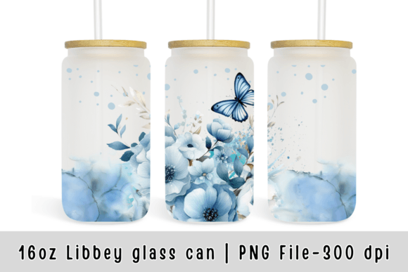 Vintage Flowers Butterfly Glass Can: A Designer's Review